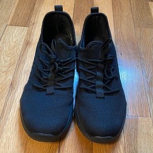 black lace up sneakers size 7.5 NWOT
